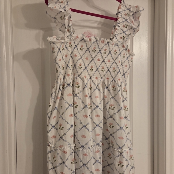 Hill House Home Butterfly Trellis Cotton Poplin Ellie Nap Dress XXXL - Picture 6 of 10